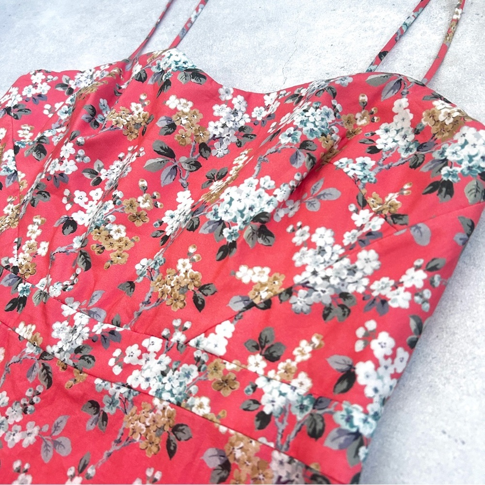 J.Crew Liberty Josephine Floral Ruffle-Hem Midi Dress | Size 8 - Picture 10 of 16